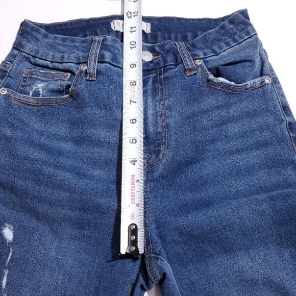 Harper Heritage Jeans High Rise Skinny Distressed Stretch Denim Women's Size 25 - Picture 6 of 11